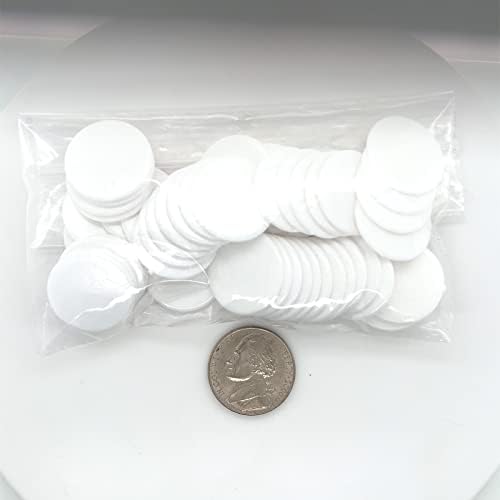 Morrison Games Plastic Counters: White Color Gaming Tokens | 50 Pieces image 4
