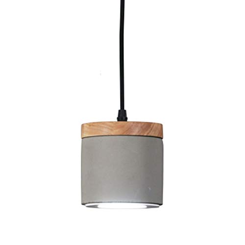 Suspension en ciment FLXHSA lustre de plafond industriel haut de gamme en bois