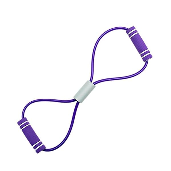 Chest Exerciser Resistance Band Yoga Strap Fitness Pulling Rope Word Elastic Exercise Band Chest Expander Yoga Gym Fitness Pulling Rope Stretchers (B)