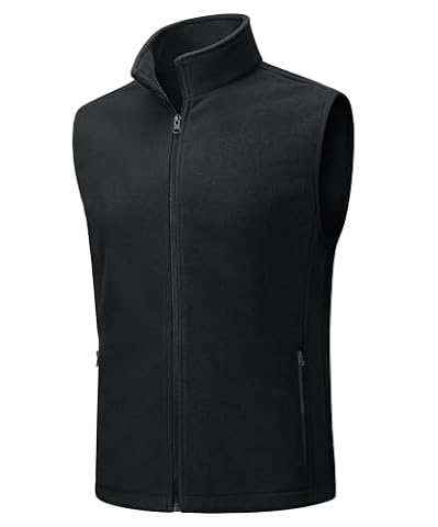 TACVASEN Men's Fleece Vest Winter Casual Vests Outerwear Sleeveless Jacket — $26.99 (16% off)