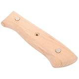 TOGEVAL Mango de Cuchillo de Cocina de Madera Robusta Accesorio de Repuesto Antideslizante para Cortadores Fácil Instalación y Uso Diario Ligero y Duradero