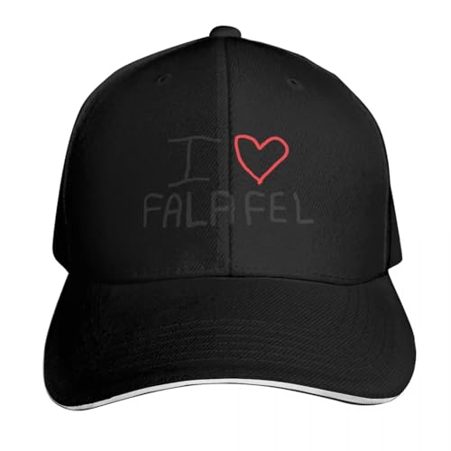 Gorra de béisbol Me Encanta Falafel Mountaineering Diseñador Personalizado Gorra para Mujer y Hombre