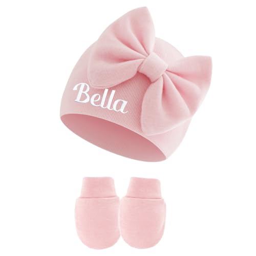 Personalized Baby Hat Custom Embroidered Newborn Hat Cotton Infant Baby