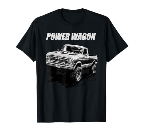Power Wagon Pickup Truck Graphic T-Shirt