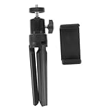 Angoily Mini Stativ mit Kugelkopf und Universalem Telefonhalter Flexibles Tischstativ für...
