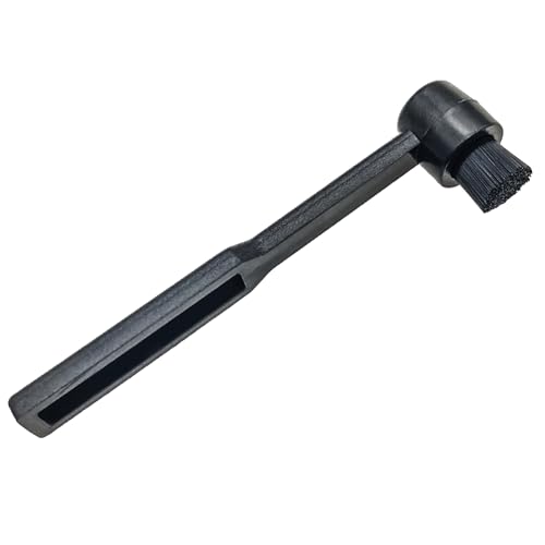 Turntable Stylus Cleaning Brush, Carbon-fiber Anti-static Vinyl Record Stylus Cleaner Brush to Remove Dirt and Dust for Record Needles