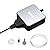 NICREW Touch Controller Aquarium Air Pump, Adjustable and Portable for Fish Tank, Ultra Silent and Energy Saving Aerator Battery-Operated, Accessories Included, 1.7W