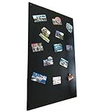 Der raue Look der Magnettafel in klassischem Schwarz passt perfekt in Ihr Interieur und verleiht dem Raum Charakter