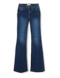 Pantalón vaquero Springfield Pantalón Vaquero Flare, Azul Medio, 38 para Mujer