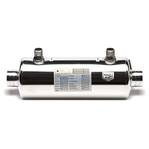 Well2wellness Dapra Heat Exchanger 133kW in Stainless Steel