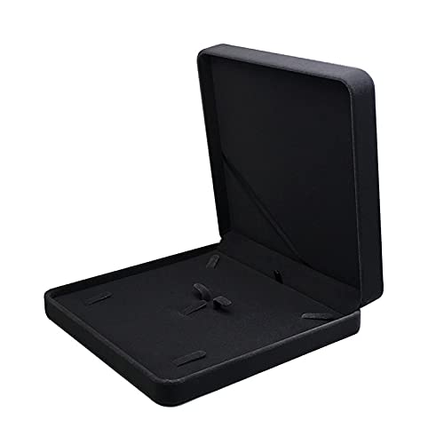AVOA Schmuckschachteln, Samt-Schmuckset, Box, Halskette, Ohrringe, Ring, Geschenk-Box, Samt, Hochzeitsverpackung, Schmuck-Aufbewahrungsbox, Schmuckbox (Farbe: C, Größe: 19 x 19 x 4 cm) Cover