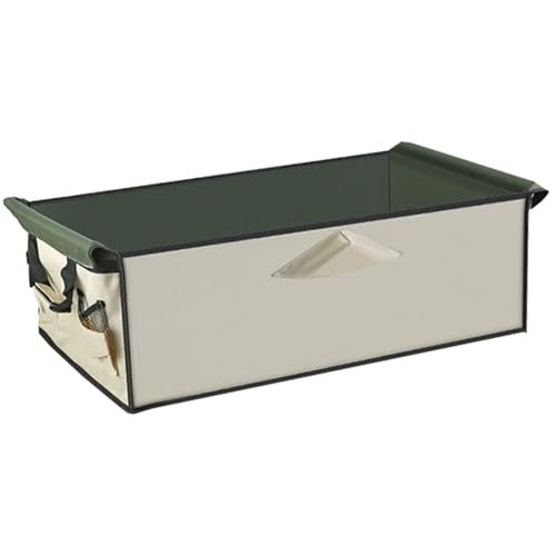 Carrito de compras Oxford extraíble grande de 76 x 45,7 x 28 cm, portátil, plegable, impermeable, para acampar en la playa y picnics al aire libre, funda negra incluida