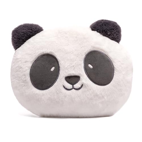 Image of Mirada Black Panda Soft Face Toy - 30 cm| Adorable Plush Animal for Kids, Toddlers, and Girls | Soft and Cuddly Stuffed Toy | Ideal for Birthday Gifts /Christmas /Diwali