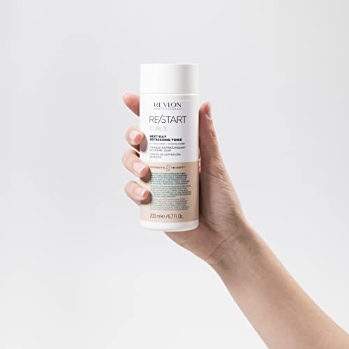 REVLON PROFESSIONAL Professional RE/START Curls Next-Day Refreshing Tonic Hair Treatment to Revive Dull (200ml) Frizz Control - Image 2