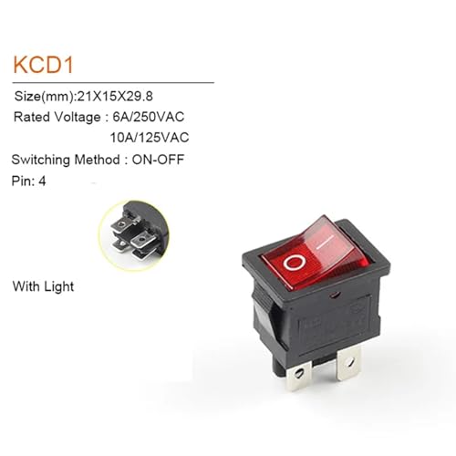 Interruptor basculante KCD1 para renovar los controles luminosos del salpicadero de tu barco 6