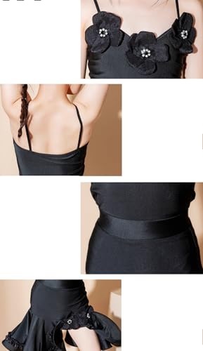 Robe de compétition de tango pour filles avec finitions soignées