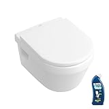 WC suspendu sans bride VILLEROY ET BOCH Architectura + abattant + Gel WC