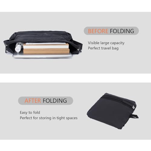 Foldable Travel Duffel Bag, Sports Duffels Gym Bag, Rainproof Nylon, Sports Shoulder Handbag, Lightweight Duffle Bags For Women & Men, Outdoor Weekend Bag.4