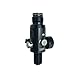 3000Psi Input,800Psi Output,5/8-18UNF Inlet and G1/2-14 Outlet Thread Paintball Air Tank Regulator with Gauge, Durable Aluminum Paintball Marker Regulator, HPA Cylinder Regulator(3000Psi Input)