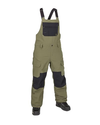 Volcom Women's Creston 3D Stretch Relaxed Fit Snowboard Bib Overall