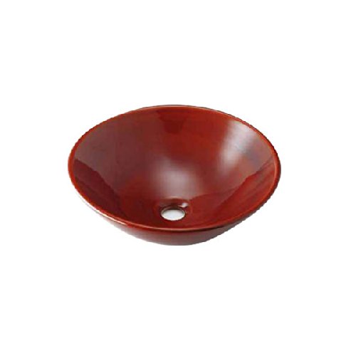 カクダイ 碌珠 丸型手洗器 飴 493-046-BR