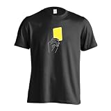 [アートワークスコウベ] サッカー Tシャツ 半袖 練習着 ドライ イエローカード ユニセックス XXL ブラック
