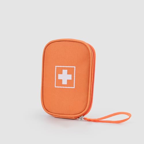Image of First Aid Bag - Travel Medicine Bag Organizer - Empty Medical Supplies Organizer Bag Portable Travel Medicine Pouch for Home Office Kitchen Traveling Hiking Cycling Work