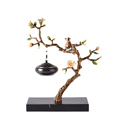 N/A Incense Burner Yellow Copper Home Indoor Antique Tower Incense Sandalwood Incense Burner Incense For Buddha #TOP19