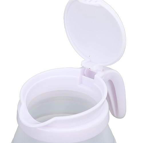 Hervidor de agua plegable 0.6 L acero inoxidable blanco miniatura 7