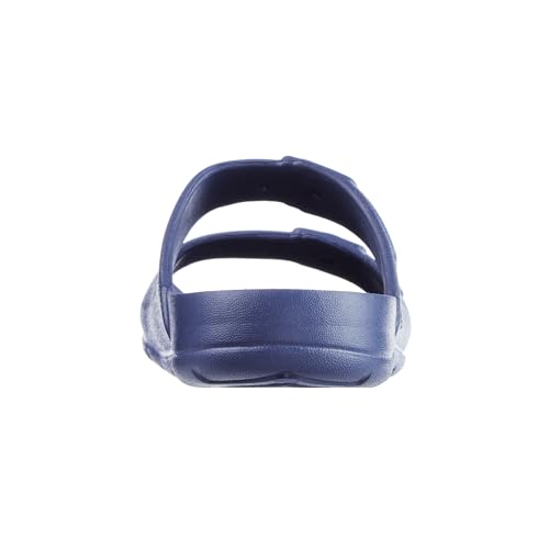 Image of Totes Kids Everywear Double Buckle Slide Sandals Lightweight Waterproof Slides with Textured Footbed