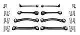 w203 hinterachse ausbauen  REPARATURSET LENKER QUERLENKER C-KLASSE W203 HINTERACHSE HINTEN, TEILEX GERMANY 1707755611