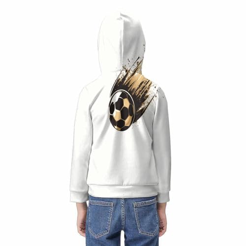 Pull à capuche football enfant pour rester au chaud avec style
