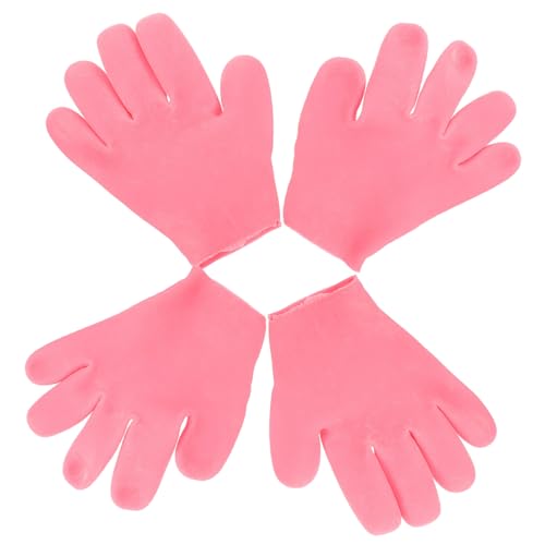 FRCOLOR Moisturizing Gloves Overnight Gloves for Lotion Overnight Dry Hand Treatment Set for Women Silicone