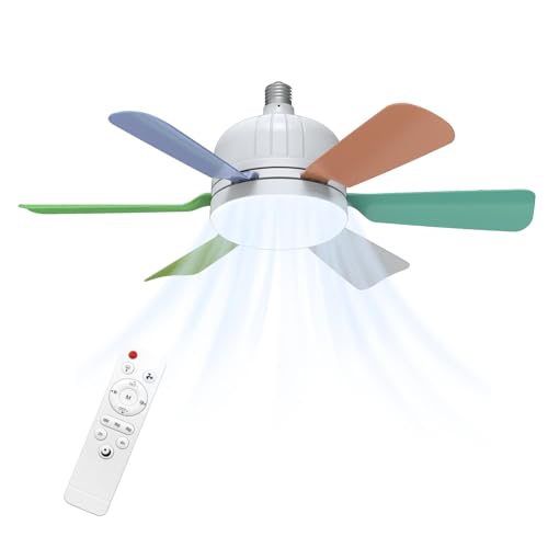 Ventilador De Techo Con Luz Y Control Remoto, Ventilador De Techo Con Luz LED | De Techo LED De Techo Dimmable