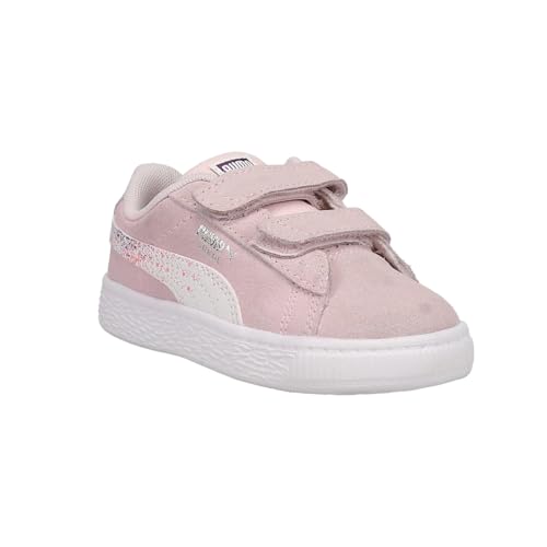 PUMA Kids Girls Suede Classic Starry Night Glitter Slip On Sneakers Shoes Casual - Pink2