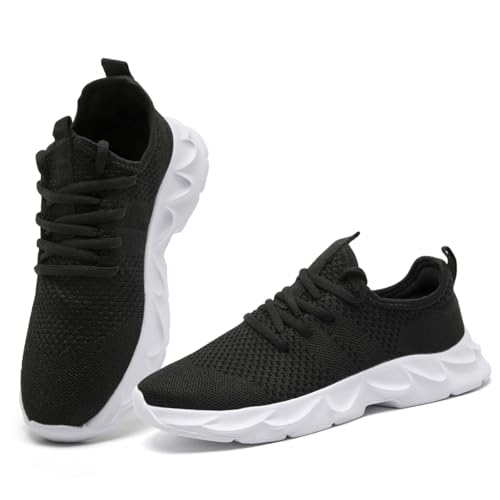 Image of FUJEAK Men Running Shoes Men Casual Breathable Walking Shoes Sport Athletic Sneakers Gym Tennis Slip On Comfortable Lightweight Shoes