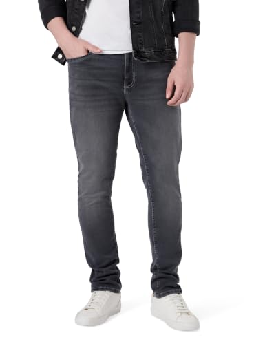 Image of Symbol Premium Men's Slim Fit Stretchable Jeans | Casual Denim | Cotton Stretch | Fashion Shades of Black & Blue (Available in Plus Sizes)