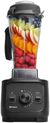Vitamix VX1 Blender, Professional-Grade Kitchen Blender for Smoothies, Soups, Juices and More, 10-Speeds, Stainless Steel Blades, Self-Cleaning Kitchen Appliance, 64 Oz Classic Container, Black