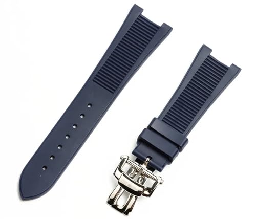 Bracelet silicone 25mm pour Nautilus, l'élégance de la boucle pliante