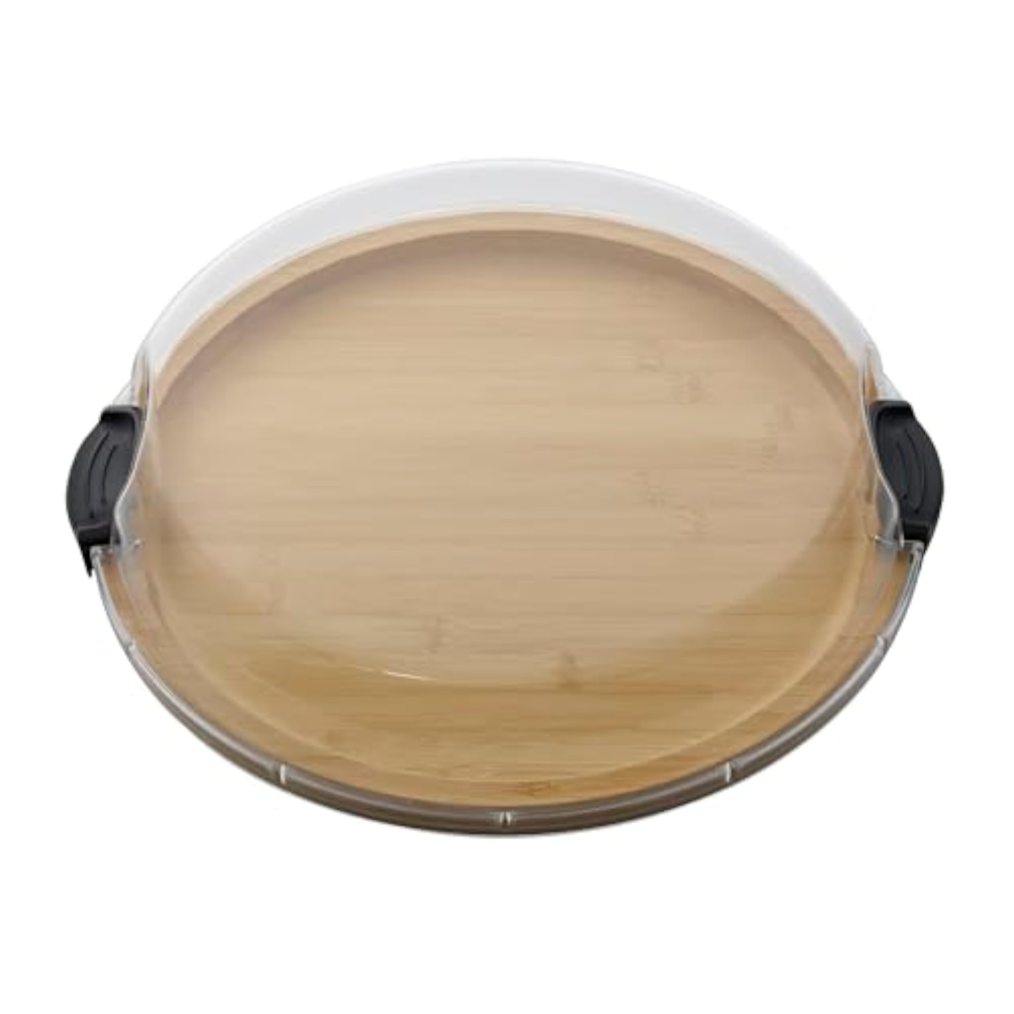 Bamboo Cutting Board with Compartment and Locking Lid