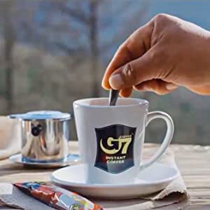 Trung Nguyen — G7 3 In 1 Instant Coffee — Roasted Ground Coffee Blend W/Non-Dairy Creamer And Sugar — Strong And Bold — Instant Vietnamese Coffee (100 Single Serve Packets) #TOP2