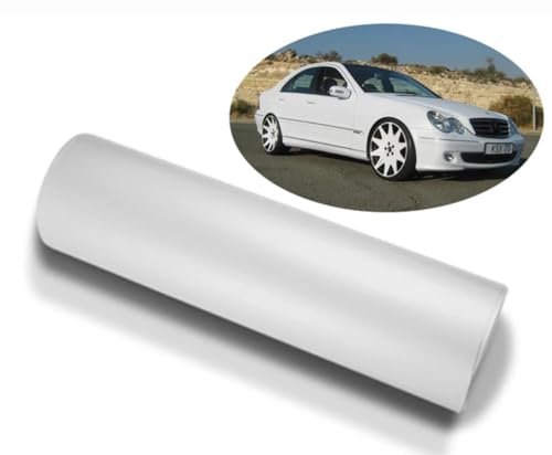 Image of WALLMATE White Matte Vinyl Car Wrap Sheet Sticker and Decal Roll Film Sticker Decal for Car (60x178 Cm, White Wrap Matte)