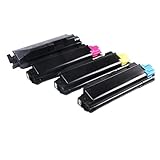 Ensemble complet de 4 couleurs : cet ensemble comprend quatre cartouches de toner couleur (CMJN) ainsi qu'un conteneur de toner usagé, fournissant tout le nécessaire for un cycle de remplacement complet.