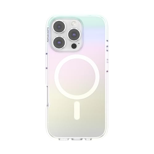 PopSockets Japan - �|�b�v�\�P�b�c �W���p�� MagSafe�Ή� iPhone ���E���h�|�b�v�O���b�v�t���P�[�X - Graphic MS Case No Grip (Shimmer, iPhone 16 Pro)