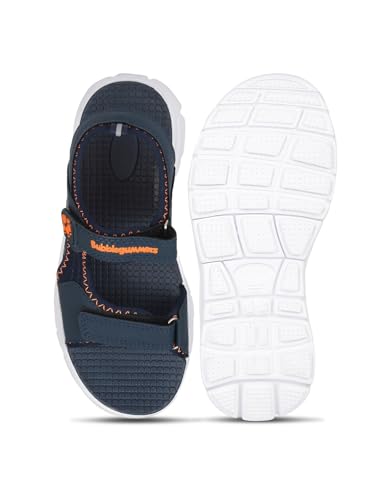 Image of Bubblegummers Boys Velcro Strap Sporty Sandal - Navy