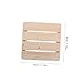 ifundom Solid Wood Non-Slip Bath Mat for Sauna Steam and Bathroom Modular Raised Wooden Shower Floor Mat for Wet Areas Timber Duckboard for Spa and Poolside