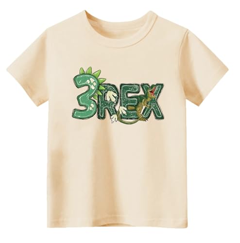Image of Toddler Boys Girls 3rd Birthday Shirts for Baby Kids 3 Years Old Birthday Outfit for Party Short Sleeve Tshirt