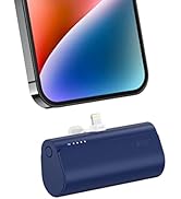 VEGER Power Bank 5000mAh, 20W PD Mini Tragbare Powerbank Externer Akku, Schnelles Aufladen Kabell...