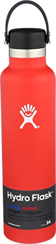 Hydro Flask FBA_S24SX611 Mouth Standard Water Bottle, 24 oz./710 ml, Lava