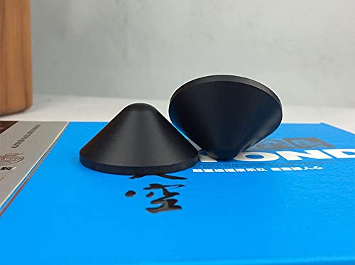 4PCS ebony wood Audio Isolation Shock Spikes Cones HiFi Mounts Stand Feet amplifier Speaker Shockproof Spikes Dia.43mm